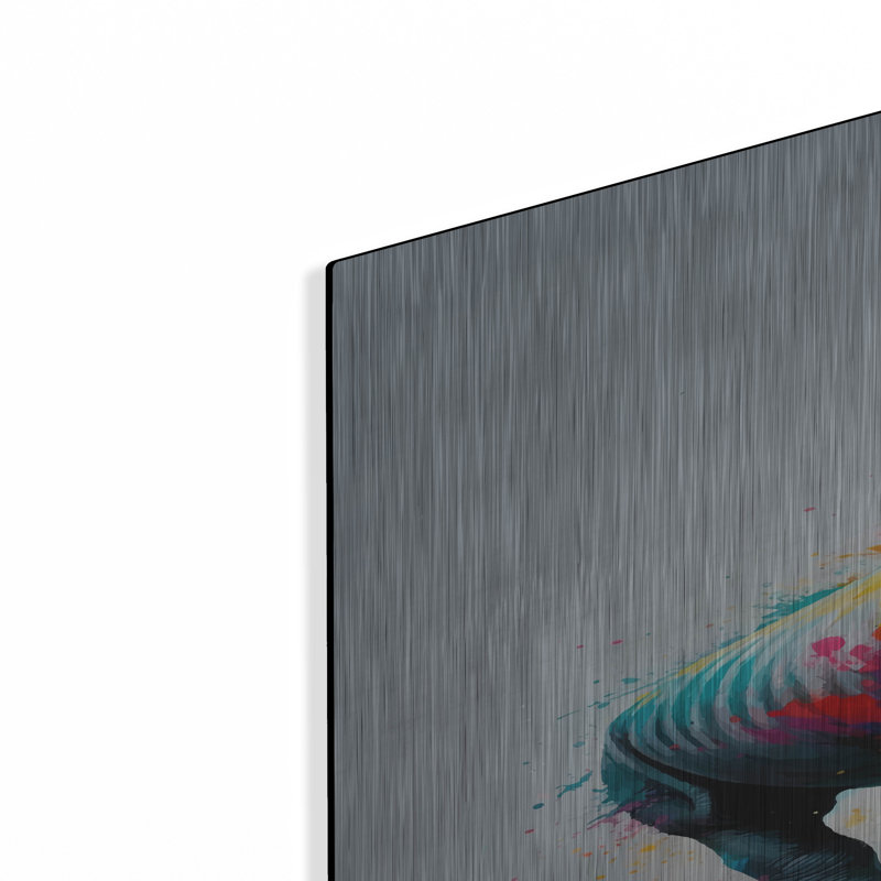 Art mural en métal «Rhinoceros» par Andreas Magnusson, H 36 po x l 24 po
