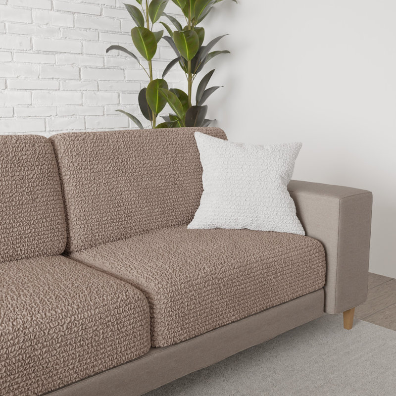 Housse extensible pour housse de coussin - Facile à nettoyer et durable - Collection Comfort, Marsala