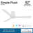 Minka Aire Simple Flush Hugger Fan-124303676-97902339