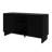 Modern TV Stand/Sideboard, 2 Door with Middle Shelf  (59 x 16 x 30in), Black-282875177-282875156