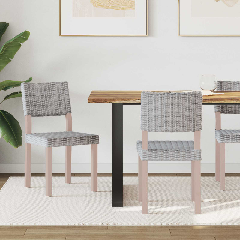 Solid Wood Accent, White Wash/White