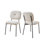 Ensemble de 2 chaises de salle à manger modernes, chaises de cuisine et chaises d'appoint