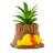 6'' Faux Succulent Tree in Vase