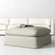 Asher 43'' Oversized Upholstered Ottoman