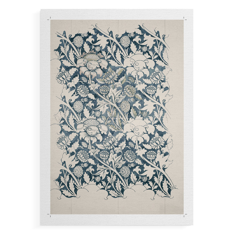 Reproduction abstraite vintage Cxxxxi - impression sur toile seulement - non encadrée, H 60 po x l 40 po