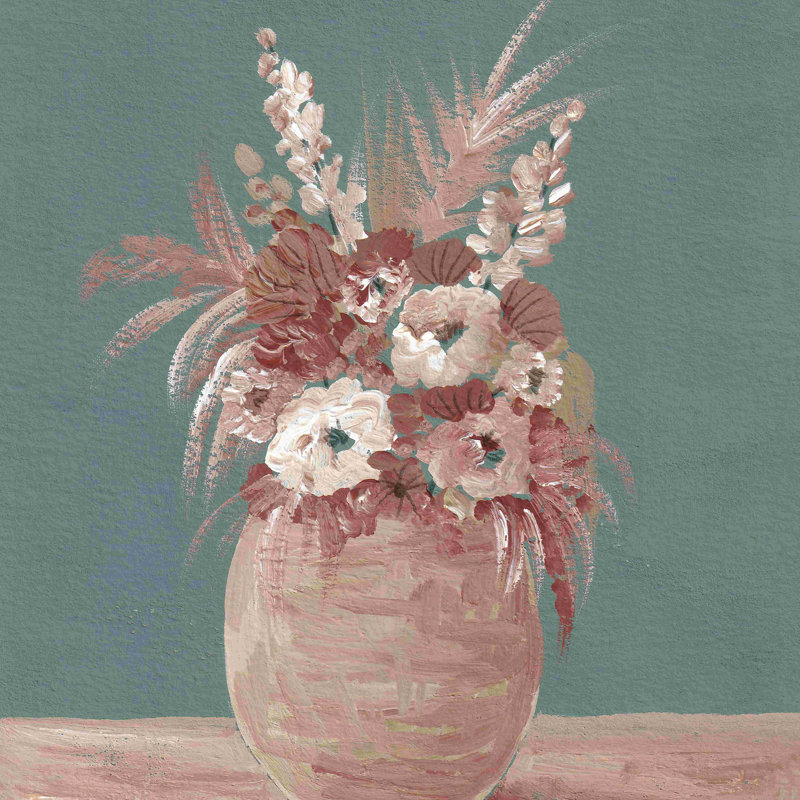Modern Boho Nature 2 - peinture sur toile tendue, H 20 po x l 20 po