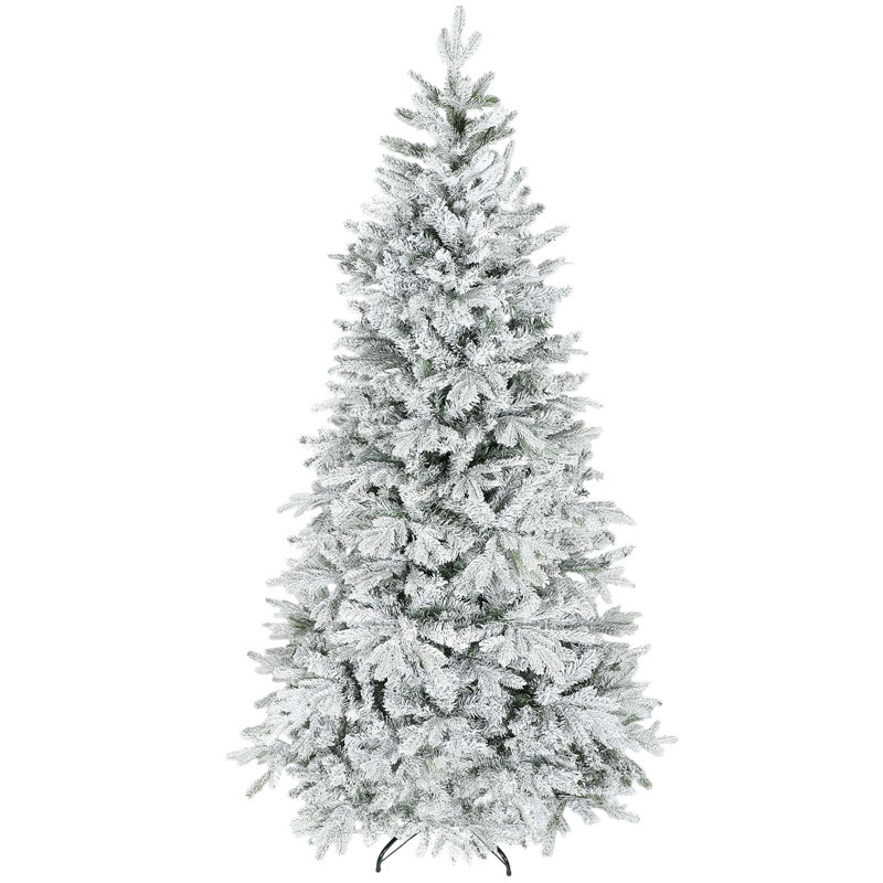 Arbre de Noël artificiel givré 7,5 pi