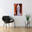 «Elegant Woman Panther», reproduction d'art dramatique abstraite-129772709