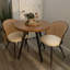 Table de salle à manger ronde en bois 31,5 po Jakyren-464768700-423689801
