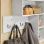 Wall 4 - Hook Wall Mounted Coat Rack