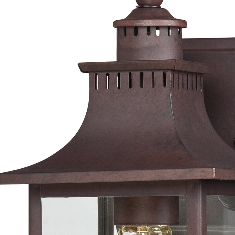 Lanterne murale d'extérieur H 11,25 po Metairie, Bronze cuivré