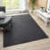 Modern Farmhouse Diamond Pattern Non-Slip Washable Rug