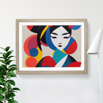 Abstract Geisha - Single Picture Frame Print