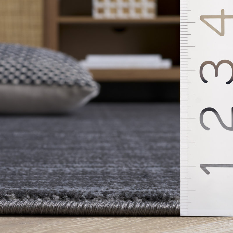 Tapis Aaishah, Carré 3 pi, Gris