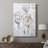 Spring Wildflowers I -Custom Wrapped Gallery Cavas