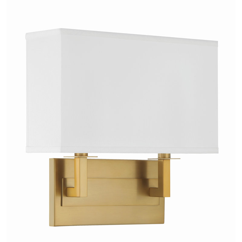 Rolandas Armed Sconce, Vibrant Gold