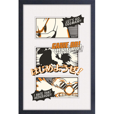 Sonic-Game On 11x17 Under Plexi Framed Poster