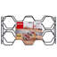 43cm W Metal Storage Rack