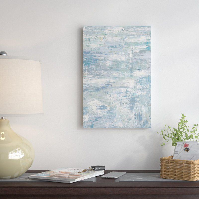 «Keep Calm» par Sofia Veysey, impression sur toile tendue, H 26 po x l 18 po x P 1,5 po, Toile avec cadre noir, Pas de tapis