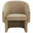 Mia Upholstered Wide Barrel Chair-690230970