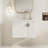Ludaway 28'' Single Wall-Mounted Bathroom Vanity with 2 Soft Close Doors and Ceramic Top-1184505701