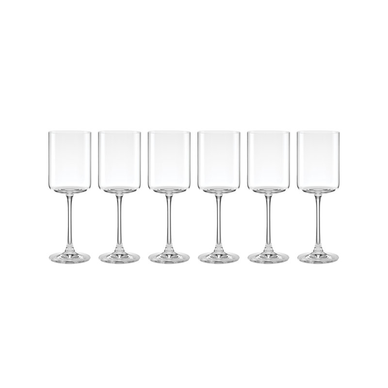 Lenox Tuscany Classics Straight Set Of 6 Wine Glasses - Red