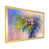 Impression dorée sur toile encadrée