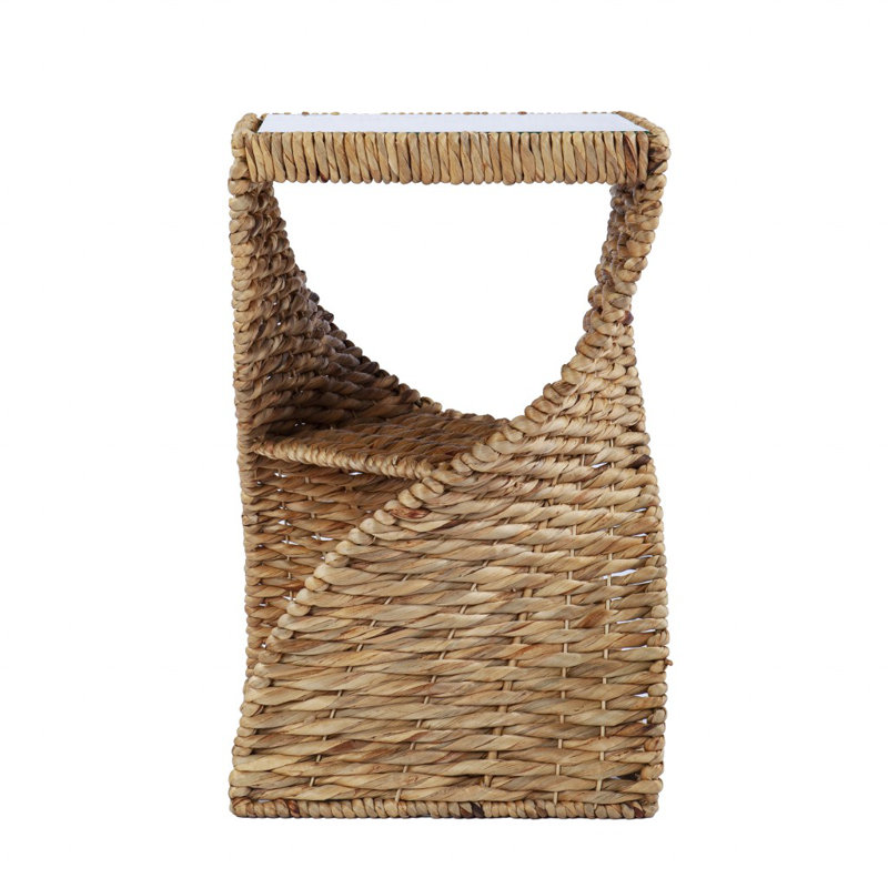 Engure Glass Top End Table