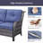 Tonry 82'' Wide Rectangle Wicker Patio Sofa with Cushions-1965203109-1965203105