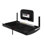  Distributeur de literie mural mural horizontal Foundations Elements - Noir