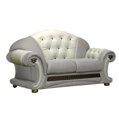 North Carolina Faux Leather Sofa