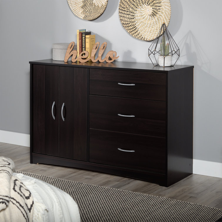 Commode combinée 3 tiroirs l 44,8 po Hadder