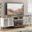 3-sided Glass Farmhouse Fireplace Tv Stand For Tvs Up To 100 Inch, Entertainment Center With 36" Electric Fireplace,brown Tv Console With Storage Cabinets For Living Room-1597768159-1349077021