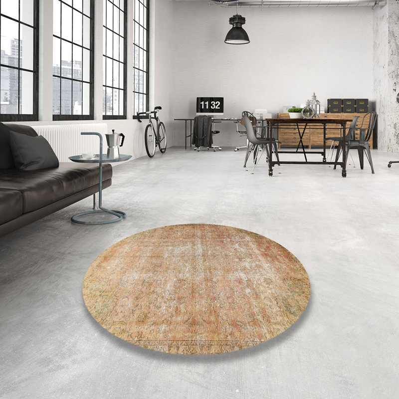 Runion Oriental Indoor Rug, Round 8'
