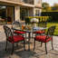 Coussins de siège d'extérieur/intérieur pour patio, 51 x 51 x 8 cm, en mousse haute densité 35D, résistants aux intempéries-1231472741-1233090631