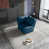 Mélange de lin bleu espace
