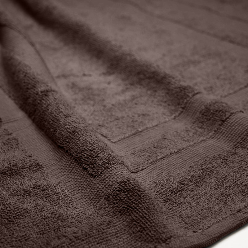 Joktan Terrycloth Bath Mat, Chocolate