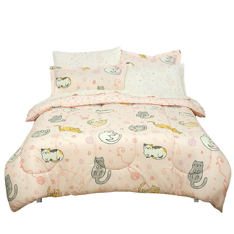 Organic Microfiber - Piece, Queen Comforter + 6 Additional Pieces