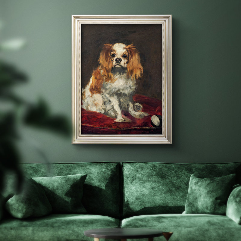 " Cavalier King Charles ", 27" H x 18" W x 2.5" D
