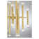 Hammons 24 - Light Dimmable Sputnik Modern Linear Chandelier