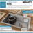 Ruvati 33 x 22 Drop-in Topmount Zero Radius Stainless Steel Kitchen Sink Single Bowl - 1 hole