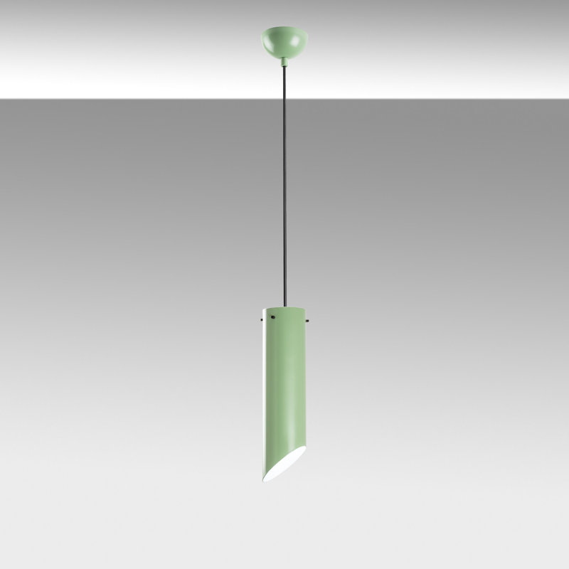 Élégant lustre menthe à hauteur réglable, structure en métal, diamètre de 8 po x 11 po | Hauteur totale: 14,6 à 45,7 pouces | Plaque de base: 10 po x 2,8 po | Type de douille: 1 x E27 Max 40W | Parfait pour le salon, la salle à manger et le vestibule