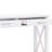 Kitchener 47"W Solid Wood Contemporary Sofa Table with 2 Drawers, Bottom Shelf and X-Design Side Panels-255174093