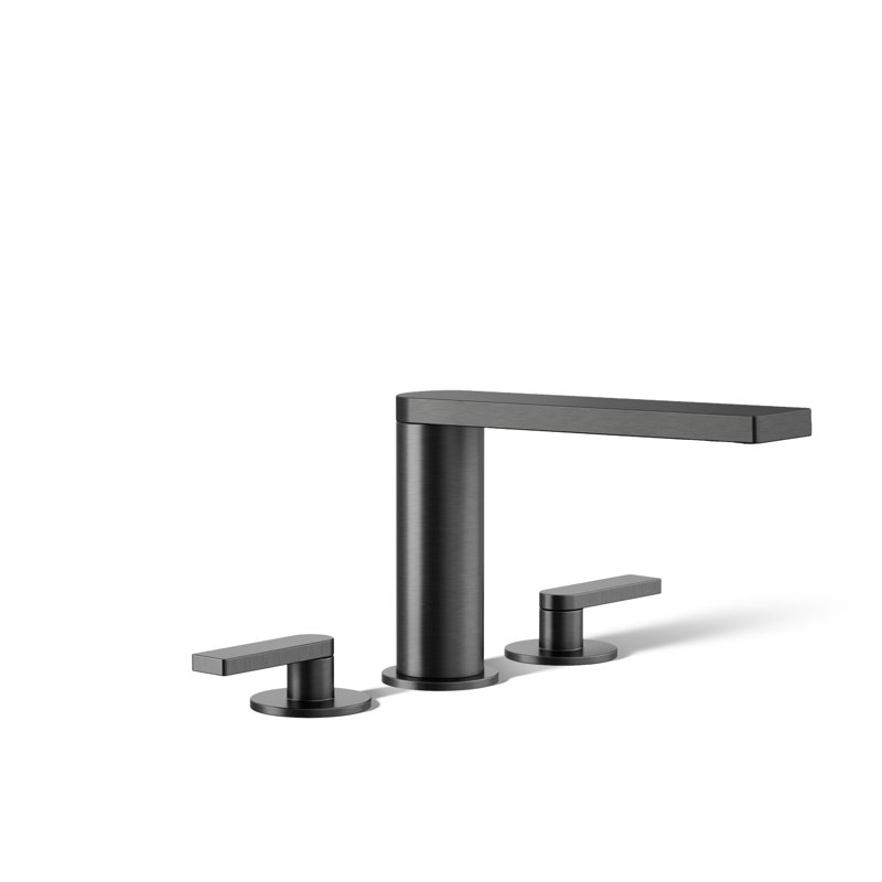 Composed Deck-Mount Bath Faucet With Lever Handles