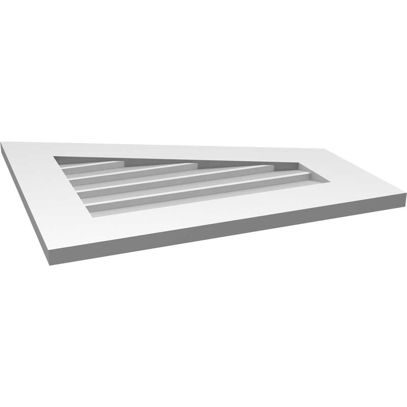Évent en poire non-fonctionnel Signature, H 1 po x L 22 po x l 24 po