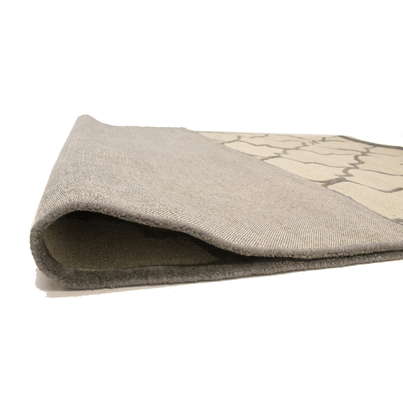 Tapis oriental crème et brun moderne 5 x 8