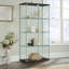 Vitrine d'exposition vitrée avec portes doubles verrouillables-923087335