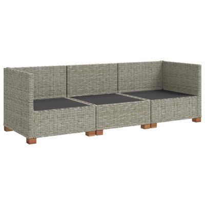 212cm Wide Patio Sectional Set