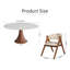 Ensemble de table ronde en pierre frittée élégante et chaises rembourrées pour 4-8 personnes-1263827743-1264472605-1263827737