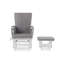 Deluxe Glider Nursing Chair and Footrest